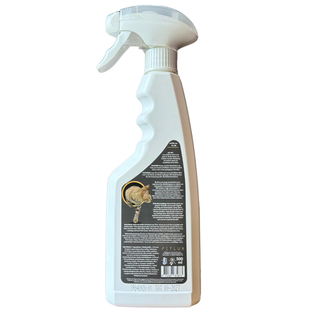 Cat litter cleaner - cleaning agent